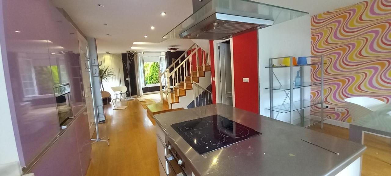Chalet Con Piscina, Sauna Y Jacuzzi Cerca Del Mar A Media Hora De Bilbao Y Santander El Puente  Exterior foto